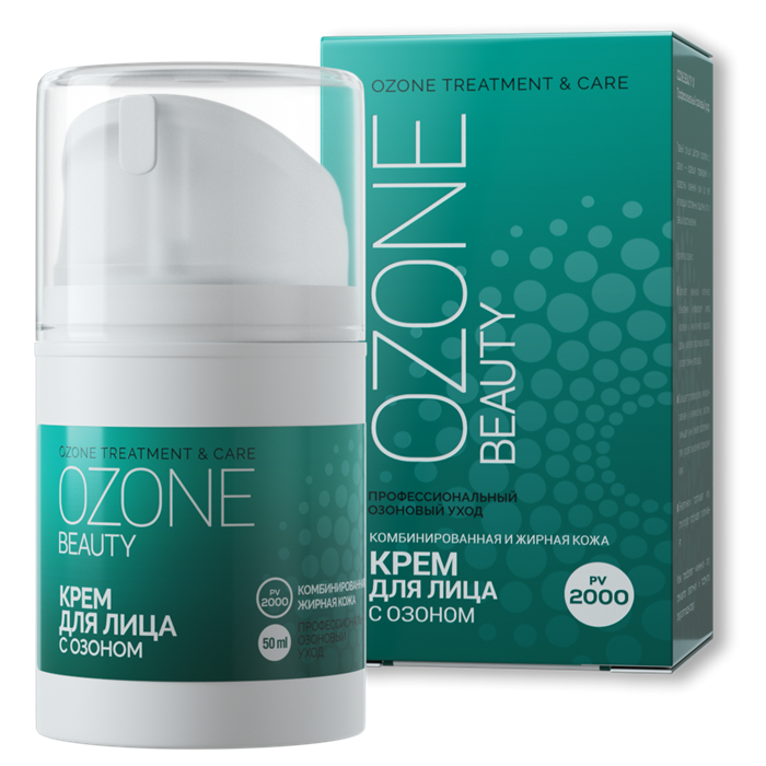 OzoneBeauty ® Крем для лица с озоном. Комбинированная и жирная кожа. PV 2000 3D05 - фото 53